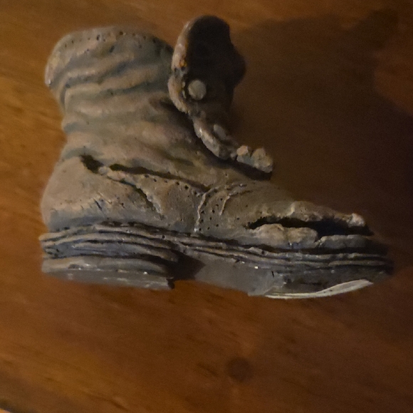 Vintage Clay Childrens Shoes (Table Ornaments) - Picture 3 of 6